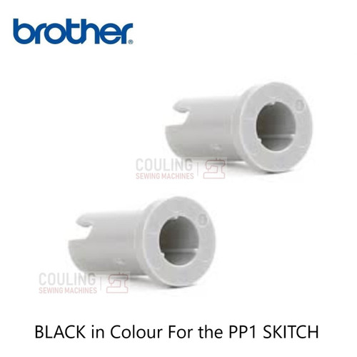 Brother PP1 SKITCH Black Extra Small MINI Spool Cap Stopper Pack of 2