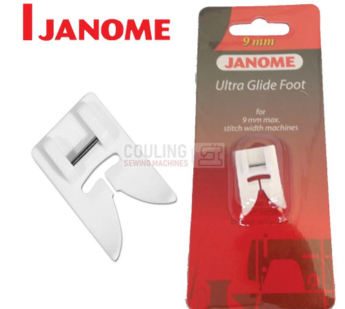 JANOME ULTRA GLIDE TEFLON FOOT - 202091000 9mm CATEGORY D