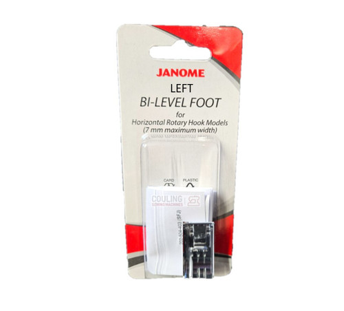 JANOME BI-LEVEL LEFT FOOT BL2 - 202538004 - CATEGORY B & C - OPEN PACKET