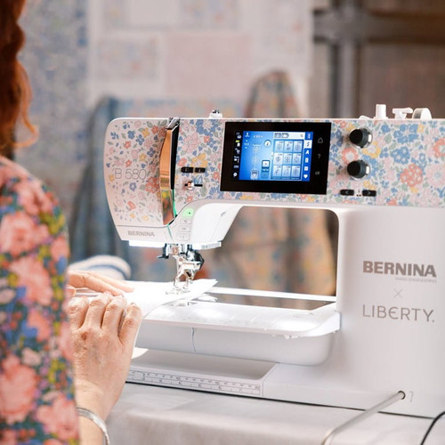 Bernina S-580LE Sewing Machine B570 with BSR - Liberty Glen Lyon Bloom print design