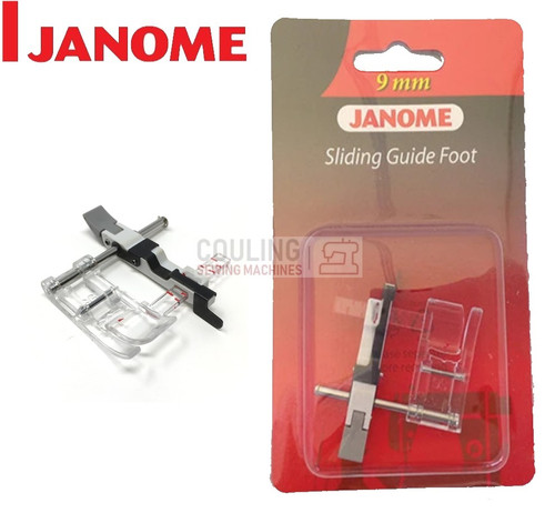 JANOME SLIDING GUIDE FOOT SG - 202293004 9mm CATEGORY D