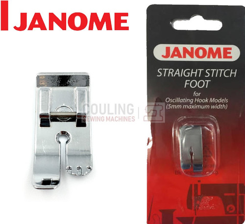 JANOME STRAIGHT STITCH METAL FOOT - 200125008 - CATEGORY A