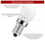 Sewing Machine & Overlocker LED 3W ULTRA BRIGHT WHITE SCREW E14 3w