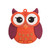 USB 2.0 Memory Stick Flash Drive 4GB Rubber For Sewing Embroidery Machines - Owl