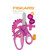 Scissors Kids Fiskars 13cm Safe Blade 6+ SoftGrip Pink Glitter