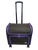 Premium Horn Sewing Machine Trolley Bag Medium Black & Purple Piping