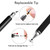 Sewing Machines Stylus Touch Screen Capacitive Pen - Twin Boxed Set Black & Silver