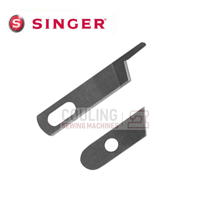 SINGER Overlocker Blade Knife Upper & Lower Set Models 14U 14SH 14HD854