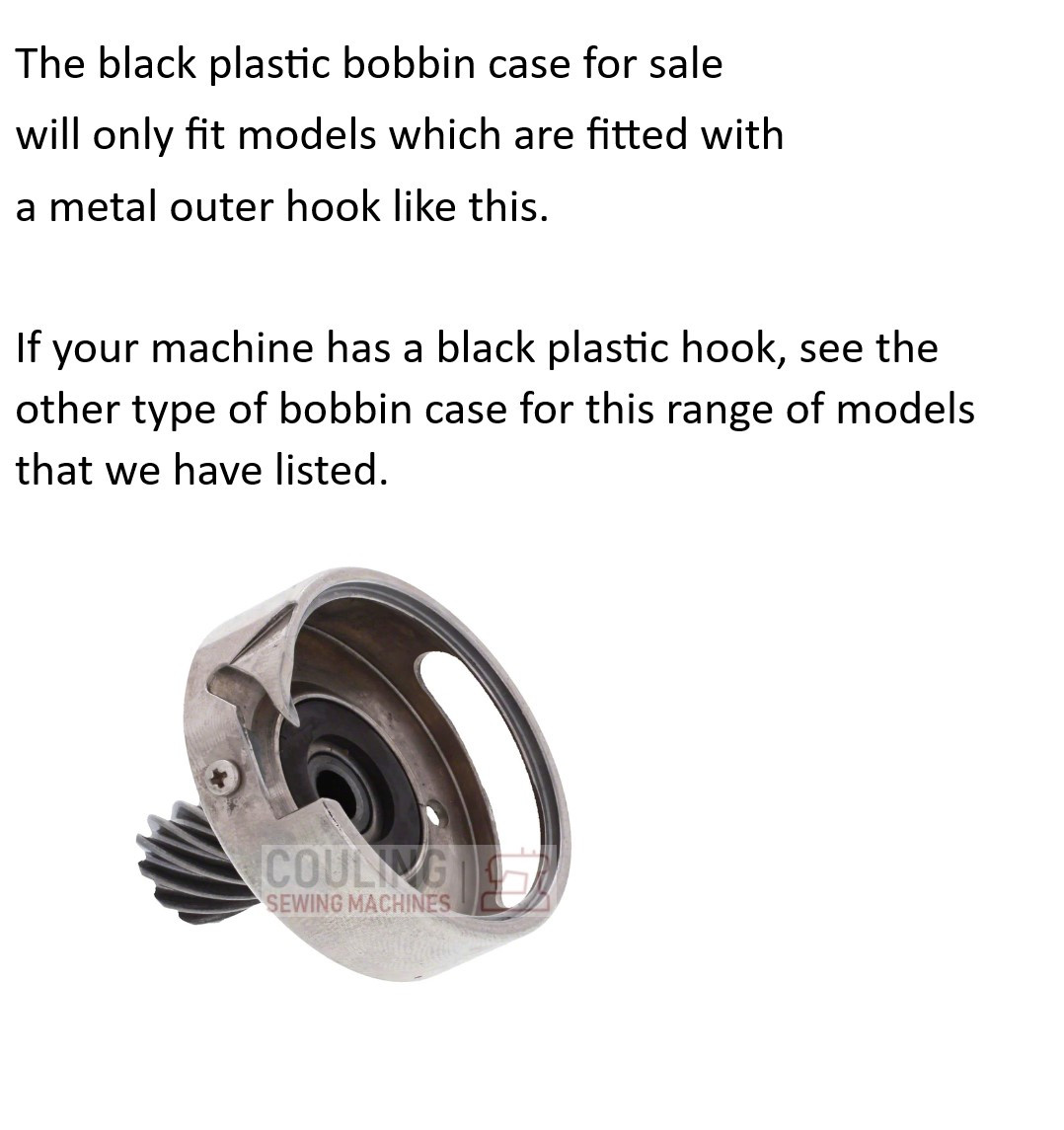 Bobbin Case Rotary Hook for Brother XL2120 XL2130 XL2220 XL2230 +