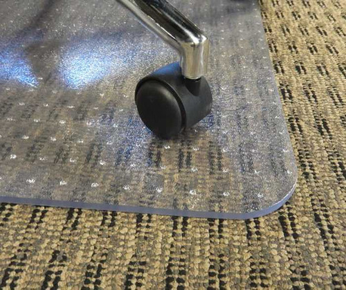 36" x 48" Chair Mat for High Pile Carpet - 0.25" Thick