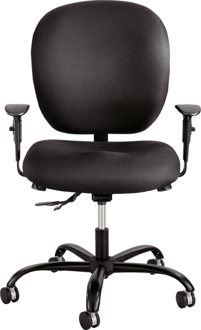 500 Lbs. Capacity 24/7 Rated Task Chair in Fabric or Vinyl