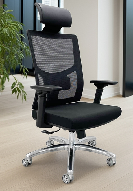 Ultimate Ergonomic Office Chair with 3-Way Adjustable Armrests