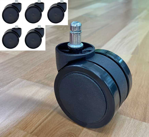 Upgrade 500-Lbs. Capacity Soft Casters for Big & Tall Chairs - Set of 5