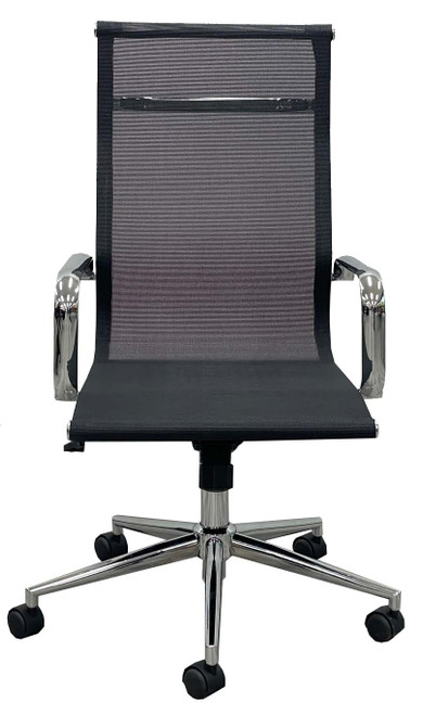 High Back Conference Chair in Black Mesh