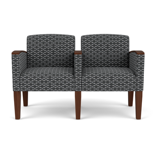 Belmont Heavy-Duty Custom Upholstered 2-Seater - Upgrade Fabric/Healthcare Vinyl