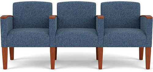 Belmont Heavy-Duty Custom Upholstered 3-Seater - Standard Fabric/Vinyl