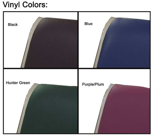 Optional Padded Vinyl Seat/Back Cushion Sets