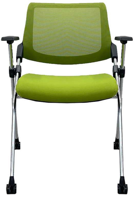 Mesh Back Nesting Chair w/ Flip Seat