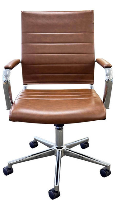 Contemporary Classic Mid Back Padded Office Chair