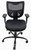 24/7 400 Lbs. Capacity Multi-Function Black Mesh Office Chair w/Adjustable Sliding Seat Depth