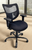 24/7 400 Lbs. Capacity Multi-Function Black Mesh Office Chair w/Adjustable Sliding Seat Depth