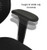 24/7 400 Lbs. Capacity Multi-Function Black Mesh Office Chair w/Adjustable Sliding Seat Depth