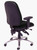 24 Hour 400 Lbs. Capacity Multi-Shift Intensive Use Ergonomic Chair in Black