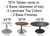 24" Round Metal Disc Base Waiting Room Table