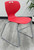 300-Pound Capacity Sled Base Colorful Stacking Chairs