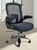 500 Lbs. Capacity Big & Tall Black Mesh Back Office Chair w/Flip Up Arms & Chrome Base