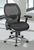Black Ergonomic Mesh Chair with Knee-Tilt Mechanism
