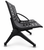 Aero Steel Public Beam Seating Series - 3-Seat Beam Seater in Black Shadow