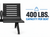 Aero Steel Public Beam Seating Series - 5-Seat Beam Seater in Black Shadow