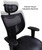 24/7 400 Lbs. Capacity Multi-Shift Black Chair w/Antimicrobial Vinyl Seat & Mesh Back/Headrest 24/7 400 Lbs. Capacity Multi-Shift Black Chair w/Antimicrobial Vinyl Seat & Mesh Back/Headrest