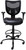 400 Lbs. Capacity Antimicrobial Vinyl 24/7 Black Drafting Stool - 26"-29" or 29"-32" Seat Hgt.