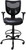 400 Lbs. Capacity Antimicrobial Vinyl 24/7 Black Drafting Stool - 26"-29" or 29"-32" Seat Hgt.