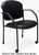 Antimicrobial Vinyl Reception Chair with Casters & Glides