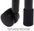 Antimicrobial Vinyl Reception Chair with Casters & Glides
