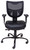 24/7 400 Lbs. Capacity Multi-Shift Black Chair w/Antimicrobial Vinyl Seat
