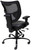 24/7 400 Lbs. Capacity Multi-Shift Black Chair w/Antimicrobial Vinyl Seat