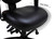 24/7 400 Lbs. Capacity Multi-Shift Black Chair w/Antimicrobial Vinyl Seat