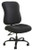 400 Lbs. Capacity Big & Tall Black Fabric Armless Task Chair