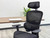 Black Ergonomic Desk Chair with Molded Foam Seat