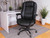 400 Lbs. Capacity Black Bonded Leather Big & Tall Conference Chair