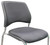 300 lb. Capacity Gray Premium Padded Ganging Stacking Chair