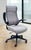 High Back Mesh Desk Chair with Flip Up Arms and Cloth Seat