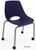 300-Pound Capacity Molded Plastic Chairs With Wheels 300-Pound Capacity Molded Plastic Chairs With Wheels
