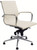 Contemporary Leather Swivel Guest Chair on Glides