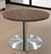 30" Round Metal Disc Base Waiting Room Table