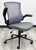 Ergonomic Desk Chair with Vinyl Seat and Flip Up Arms